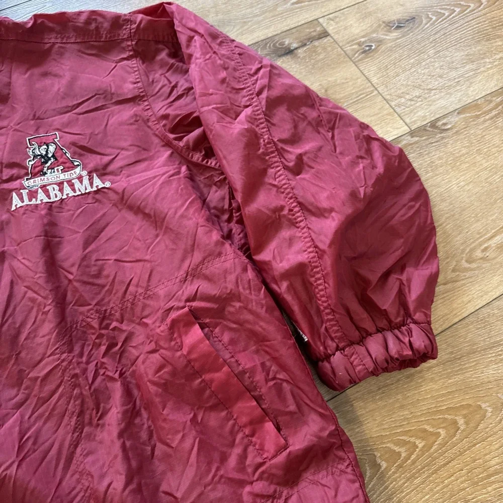 Vintage‎ Alabama Crimson Tide Puffer Jacket Mens XL 90s Genuine Stuff Red
